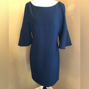 Navy Vince Camuto Dress with V-Neck Back